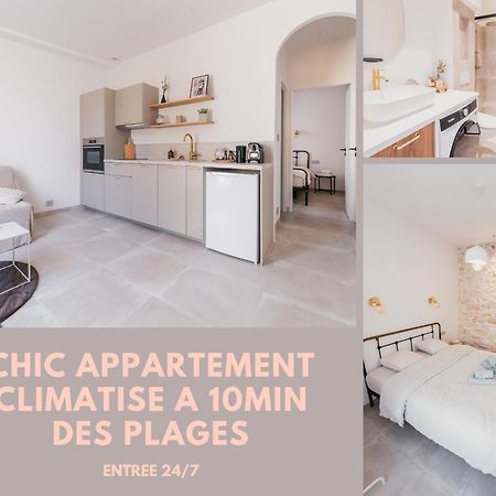 Chic T2 Climatise Proche Plages Apartment Chateauneuf-les-Martigues Exterior photo